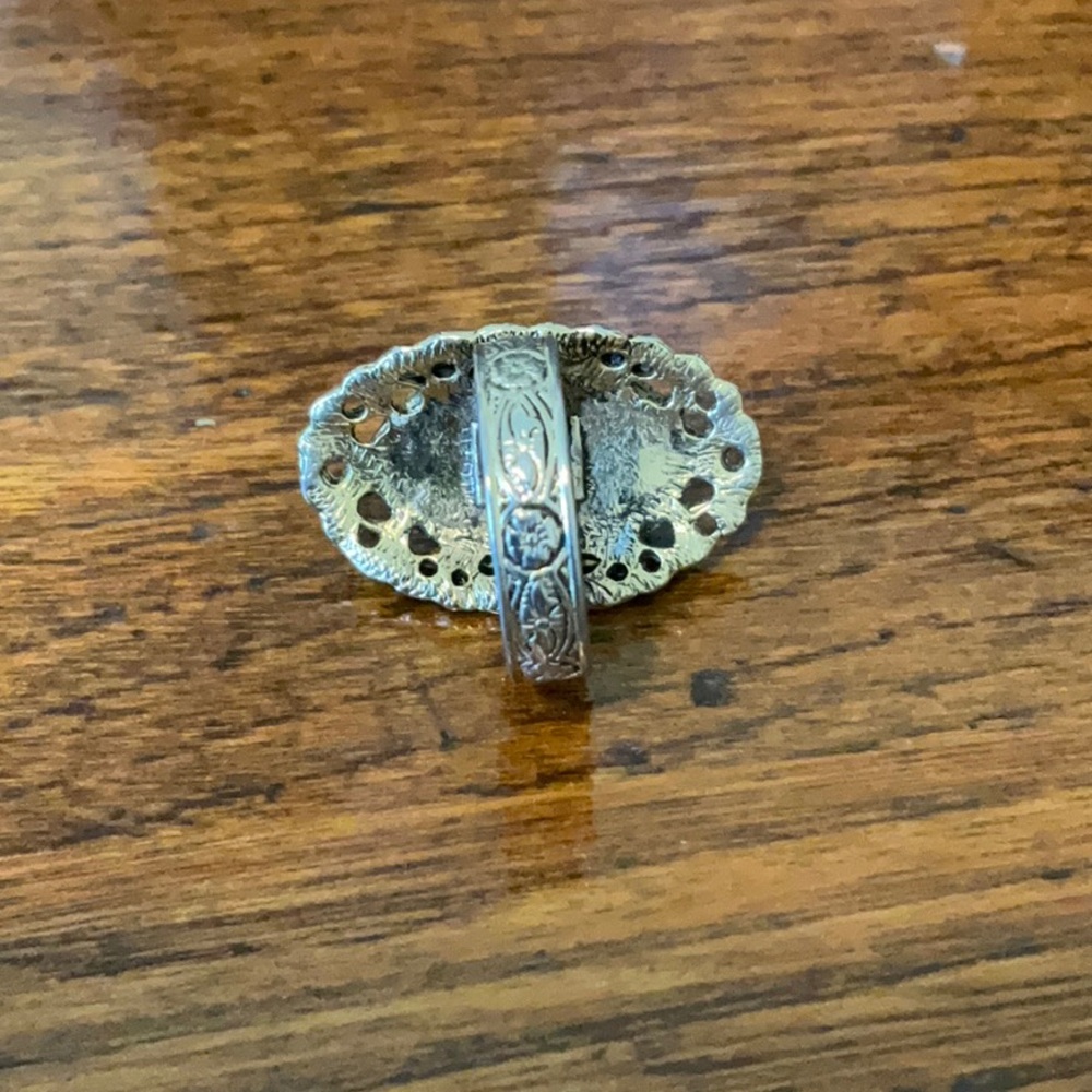 Turquoise statement ring - Picture 2 of 5